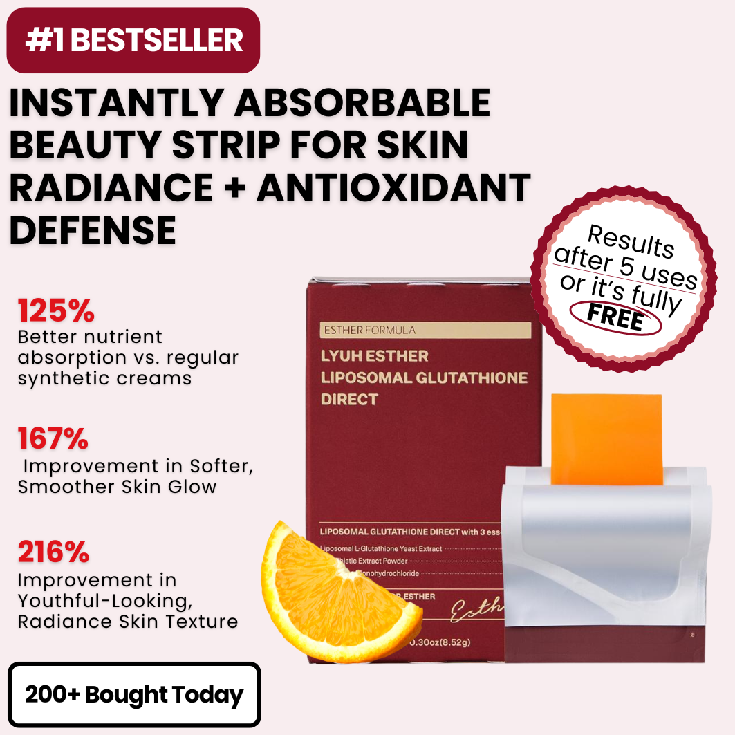 ESTER FUSION™ Liposome Glutathione Direct Strips