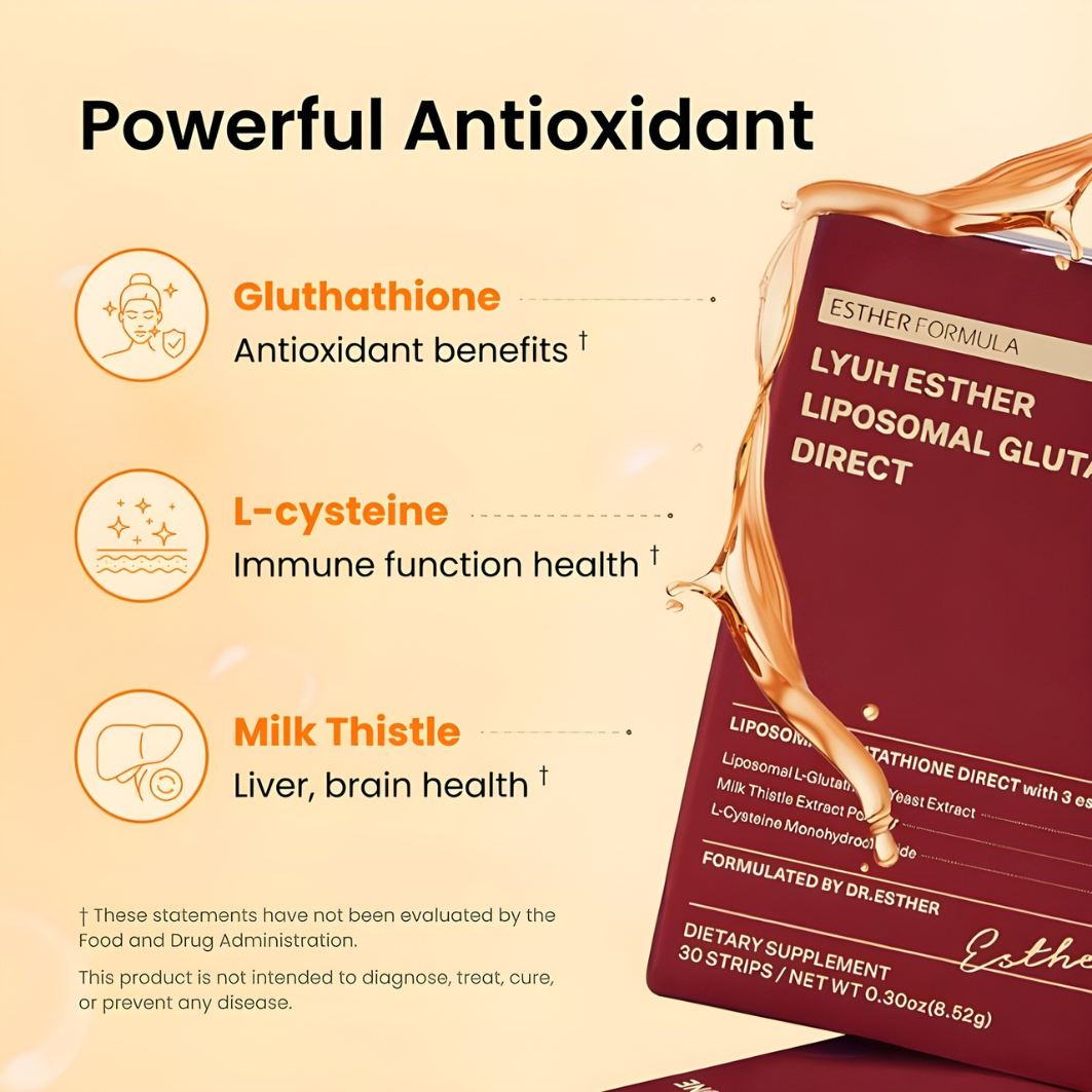 ESTER FUSION™ Liposome Glutathione Direct Strips