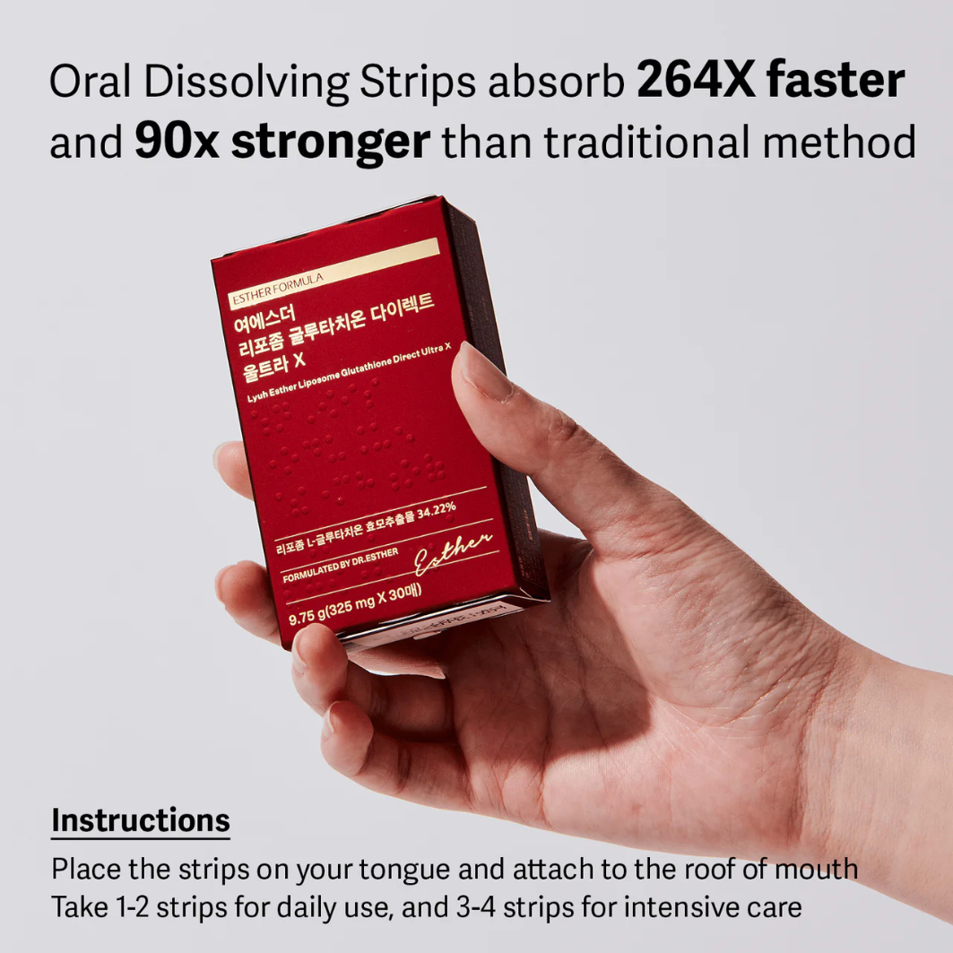 ESTER FUSION™ Liposome Glutathione Direct Strips